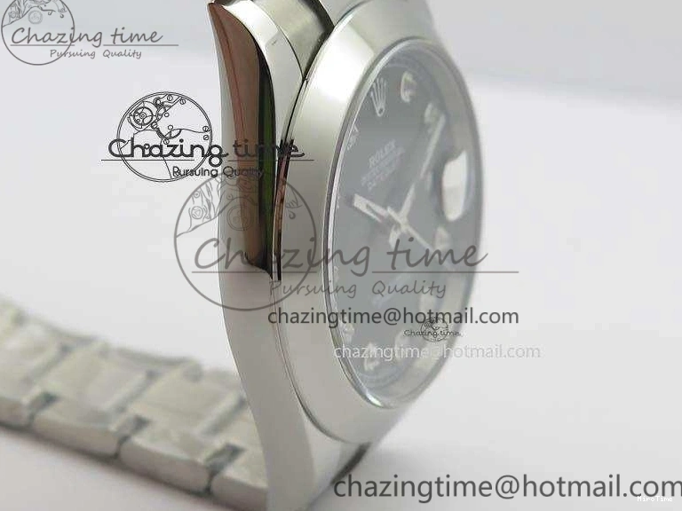 MiroTime 0515 Premium DateJust 41mm 126300 SS Noob 1:1 Best Edition Gray Dial Diam Markers On SS Bracelet A 3594